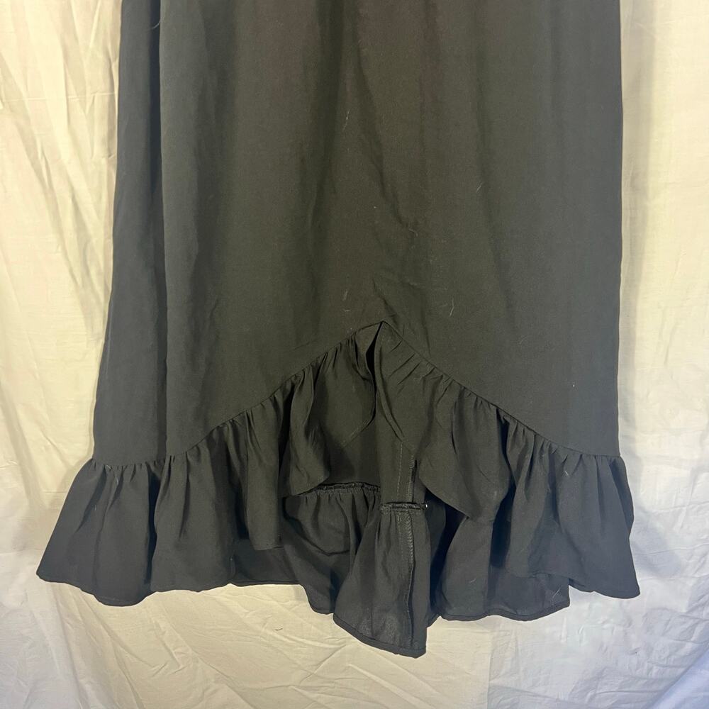 NWT Band of the Free Black Dress Women's Medium Sweetheart Velvet Top - Picture 3 of 8